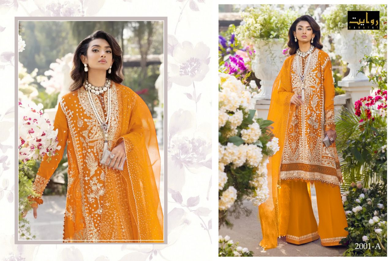 Rawayat Sana Safinaz 8 Heavy Festive Wear Embroidery Pakistani Salwar Kameez Collection